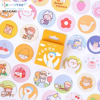 Bộ 45 Miếng Dán Trang Trí Nhật Ký Độc Đáo