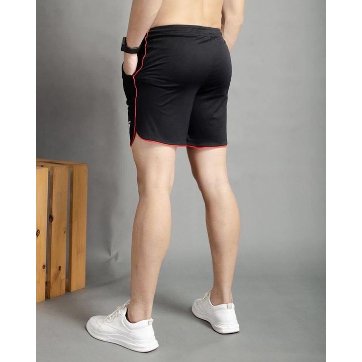 Quần đùi nam short nam Echt COMBO 5 trung niên mặc nhà cho nam tập gym chạy bộ vải thun mè cao cấp co giãn có 5 màu POLL