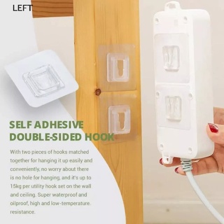 Le 10pcs Double-sided Adhesive Wall Hook Hooks Hanger Strong Wall Storage Holder my