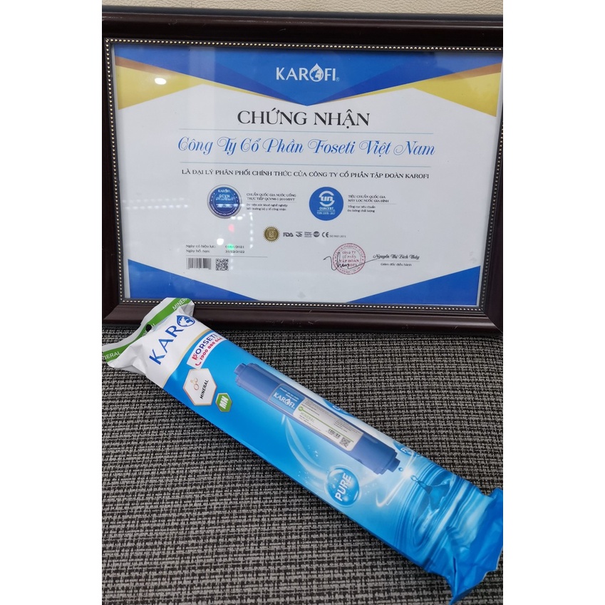 Trọn bộ Combo 8 lõi lọc nước Karofi chính hãng 12345678 - T33, Mineral, FarinFrared, Na