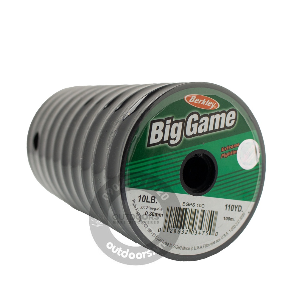 Dây cước câu cá Trilene Berlkey Biggame 100m màu xanh (10 cuộn 1 lốc)