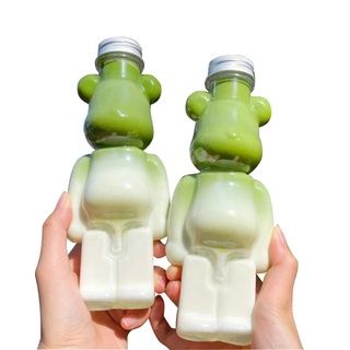 Bình nước con gấu cute bằng nhựa 500ml