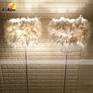 Đèn Ngủ Lông vũ Sang Chảnh 1m48 ( Được Tặng Thêm Bóng màu)