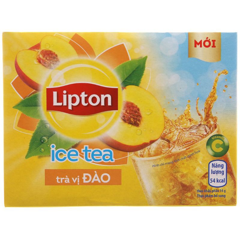 Trà Lipton Đào hộp 16 gói (GIÁ TỐT )