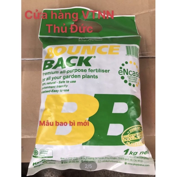 Phân hữu cơ Úc Bounce Back viên nở gói 1kg