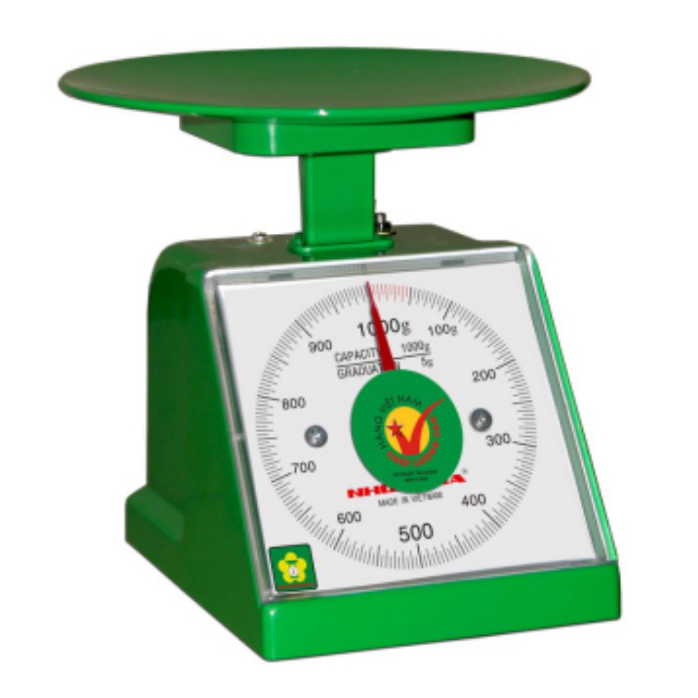 Cân nhà bếp 1kg Nhơn Hòa chính hãng đảm bảo độ chính xác cao, không cần pin sản xuất theo tiêu chuẩn ISO-9001