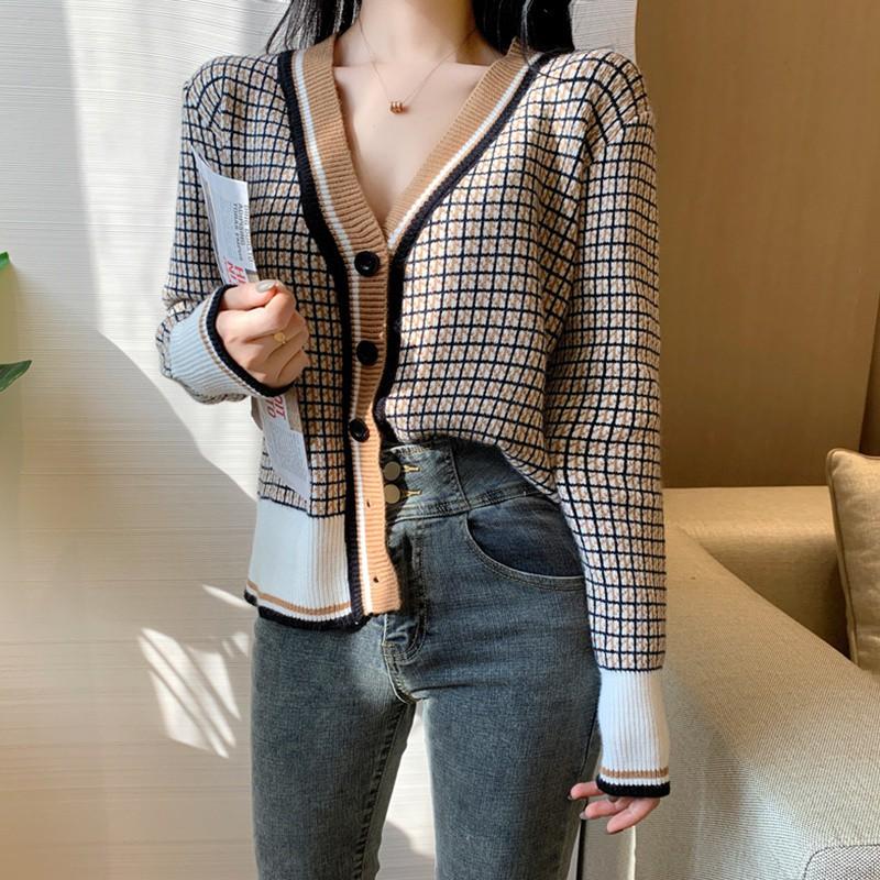 Áo Khoác Cardigan Dệt Kim Dáng Rộng Thời Trang Cho Nữ