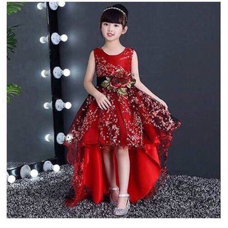 đầm bé gái đuôi tôm  cao cấp
