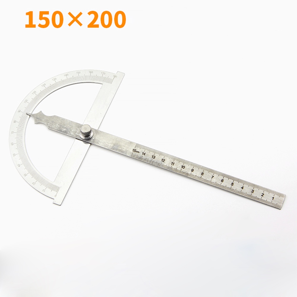 Thước Đo Góc 180 Độ Bằng Thép Không Gỉ