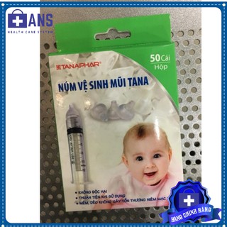Hộp 50c Núm silicon rửa mũi cho bé