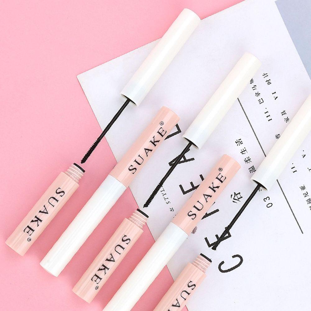 Mascara Đầu Cọ Siêu Mịn Chống Thấm Nước Không Nhòe Chuốt Cong Và Dày Mi