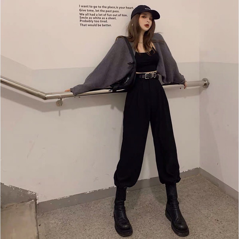 [SẴN-TÁCH SET] Set áo khoác len croptop nhiều màu + áo 2 dây Ulzzang siêu chất ❤️ | BigBuy360 - bigbuy360.vn