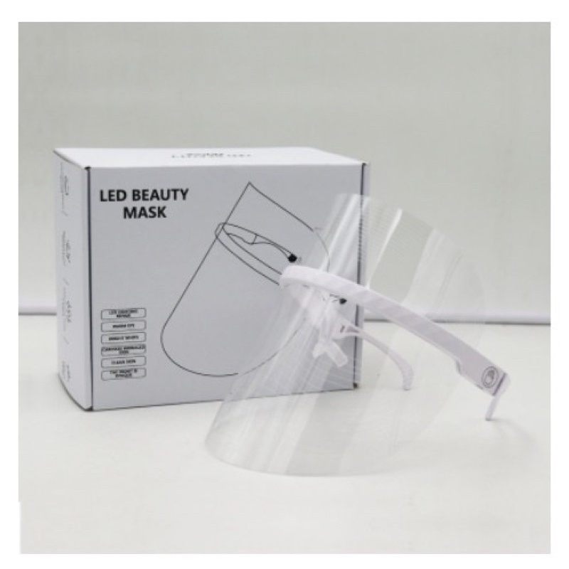 - Mặt nạ ánh sáng sinh học 3 màu Led Face Led Mask - Bảo hành đầy đủ