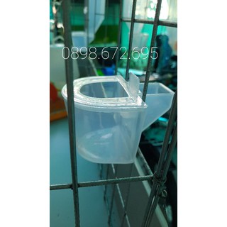 Máng ăn không bình cho chim giá 140k/ 10 cái