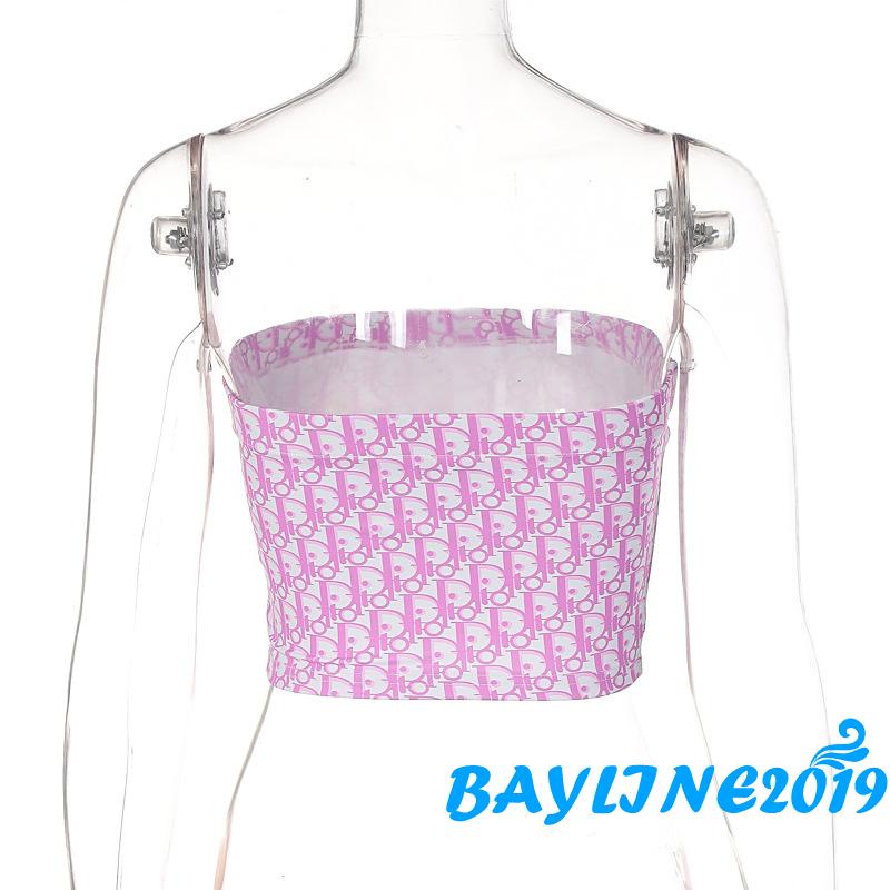 Áo Lửng Cổ Vuông In Chữ Thời Trang Dành Cho Nữ