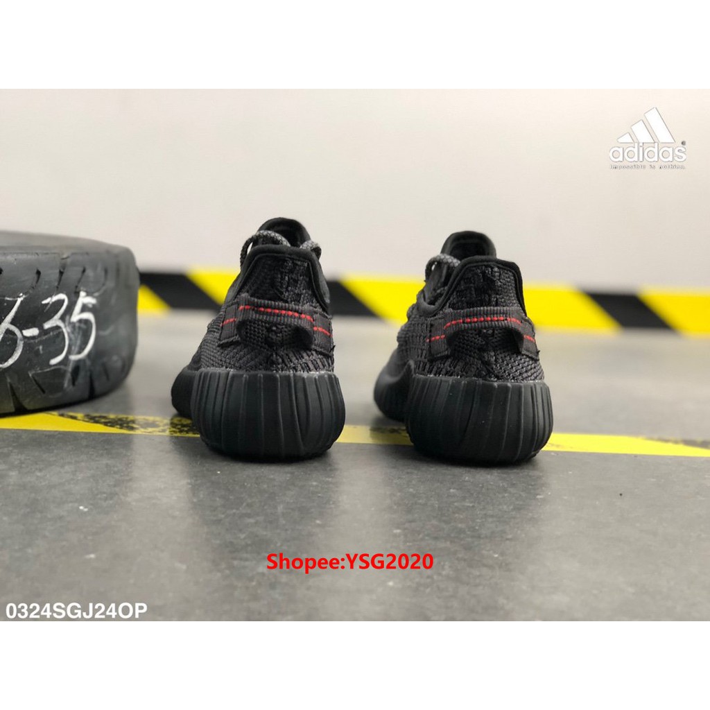 [YSG2020] Giày thể thao trẻ em Adidas_Yeezy Boost 350 V2 màu đen