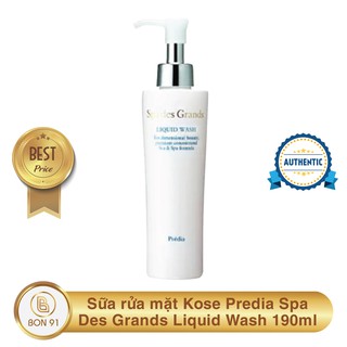 Sữa rửa mặt Kose Predia Spa Des Grands Liquid Wash 190ml