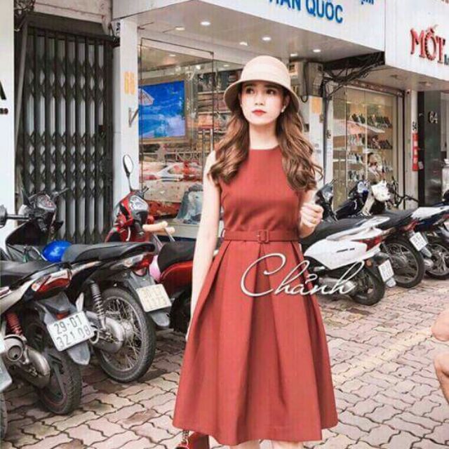 Đầm xòe xếp li
