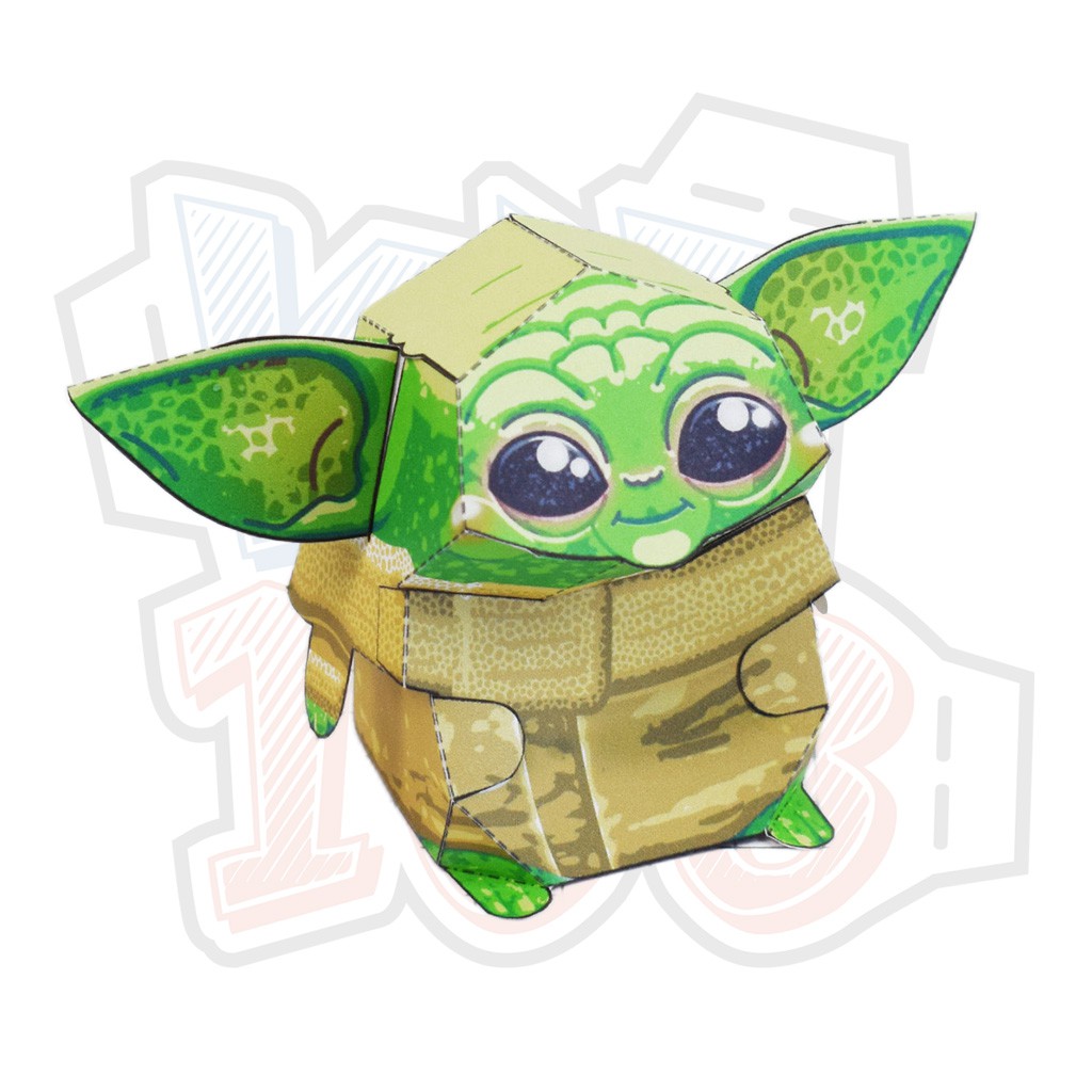 Mô hình giấy Anime Game Baby Yoda – Star War