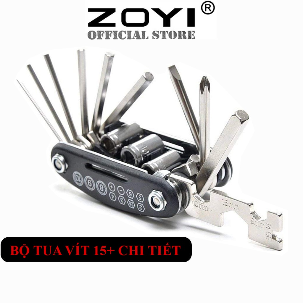 Dụng Cụ 15+ ZOYI Chi Tiết Sửa Chữa Chuyên Nghiệp Cầm Tay Đa Năng Bộ Tua Vít Tiện Lợi Nhỏ Gọn