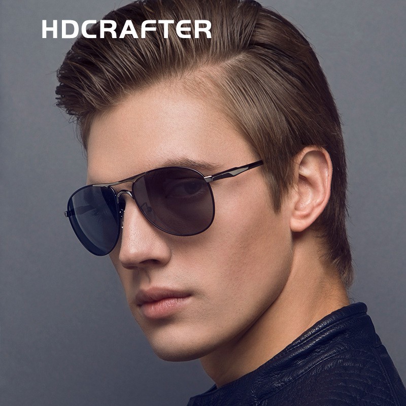 Kính mát thời trang nam hàng hiệu HDCRAFTER E011 có hộp