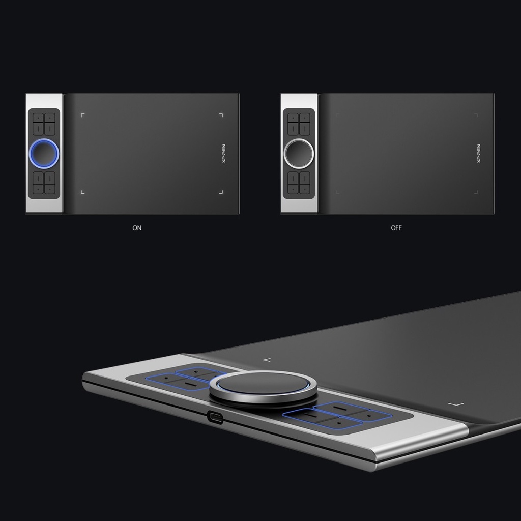 Bảng vẽ đồ họa XP Pen Pro Small hỗ trợ kết nối với điện thoại Android kèm bút vẽ không cần pin hỗ trợ cảm ứng nghiêng