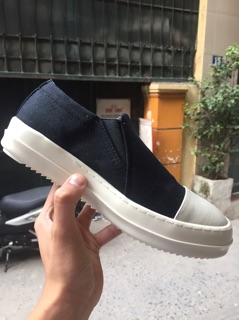 ( Ảnh thật ) Sneaker Rick Owen Slipon