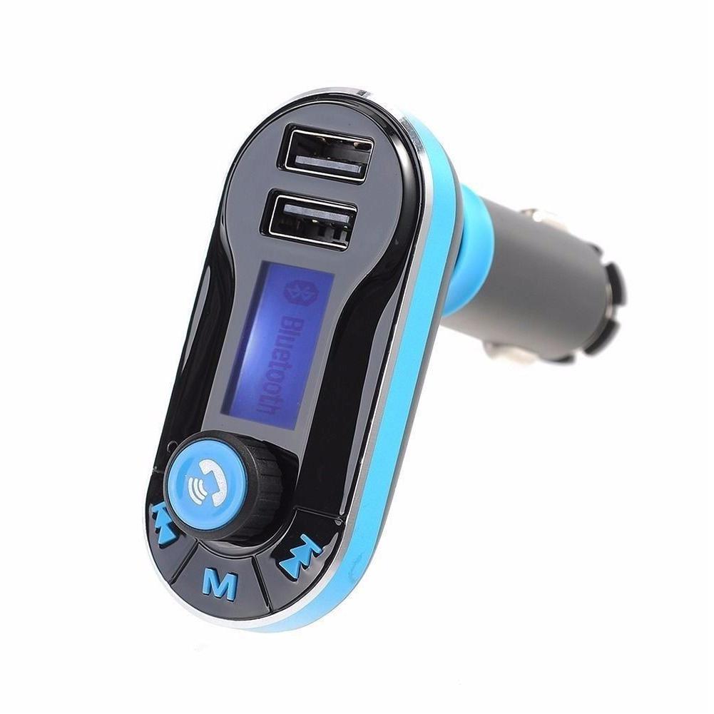 Bộ phát sóng FM trên ô tô Máy nghe nhạc MP3 Bộ điều hợp radio Bộ sạc w / Điều khiển từ xa LCD