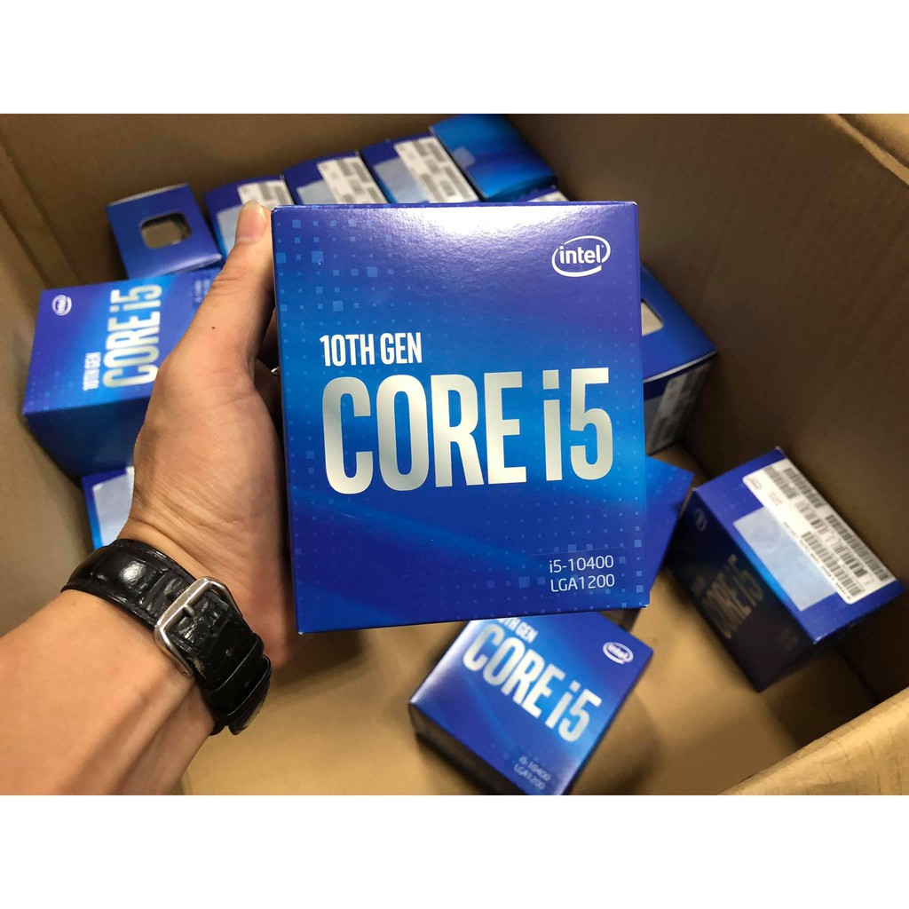 CPU Intel Core i5 10400 (2.9 GHz turbo up to 4.3 GHz, 6 core 12 Threads , 12MB Cache, 65W) - Fullbox