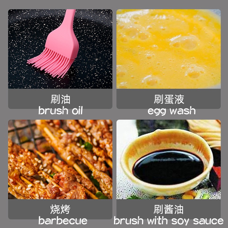 Cọ Quét Dầu Nướng BBQ Bằng Silicone 21*3.5cm