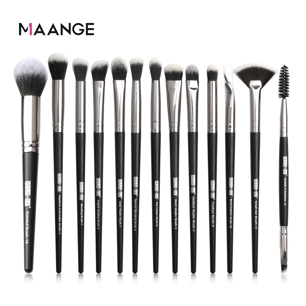 Bộ 13 Cọ Trang Điểm MAANGE Chuyên Nghiệp Giao Mầu Ngẫu Nhiên