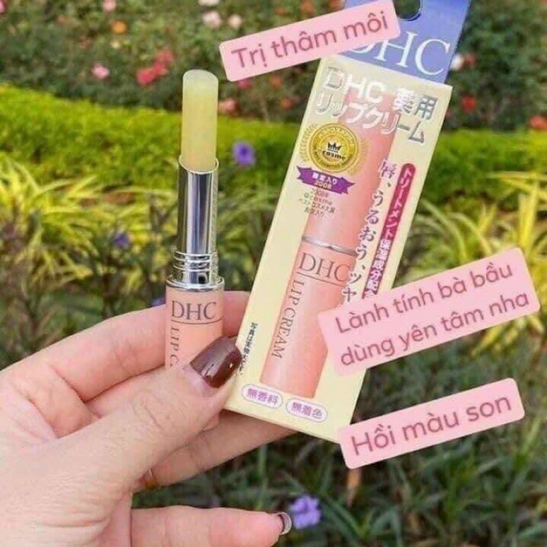 Son Dưỡng Môi DHC Không Màu Giảm Thâm Nhật Bản Lip Cream 1,5g - Viebeauty