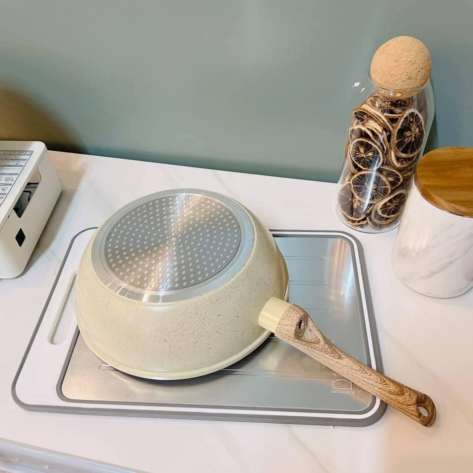 CHẢO VÂN ĐÁ CHỐNG DÍNH SIÊU CẤP