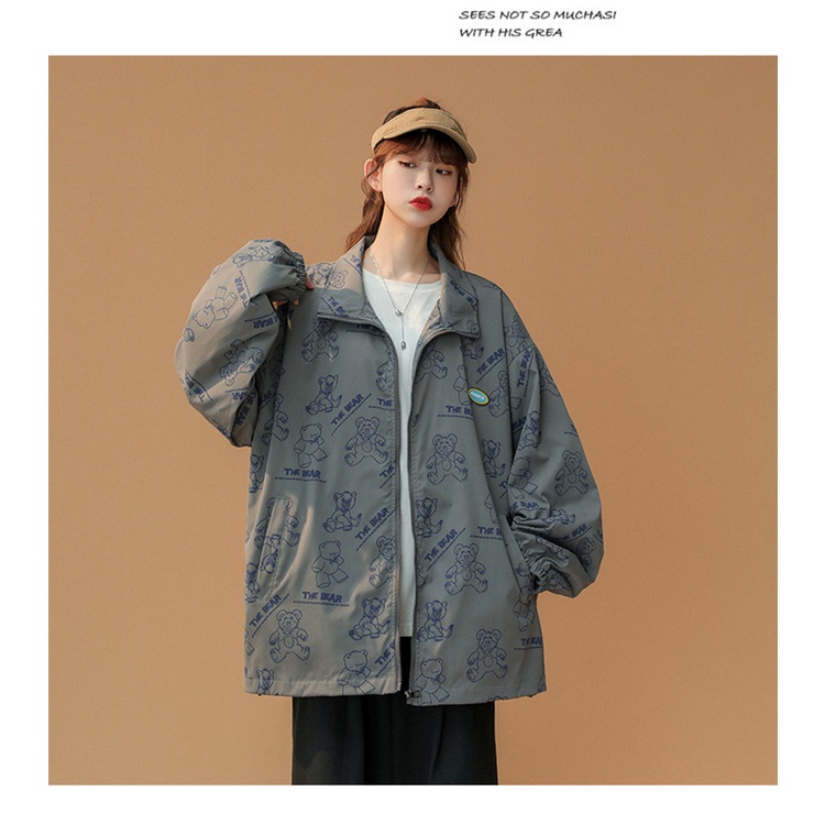 Áo khoác IFNICEFUTURE dáng rộng thiết kế thời trang mùa xuân dành cho cặp đôi