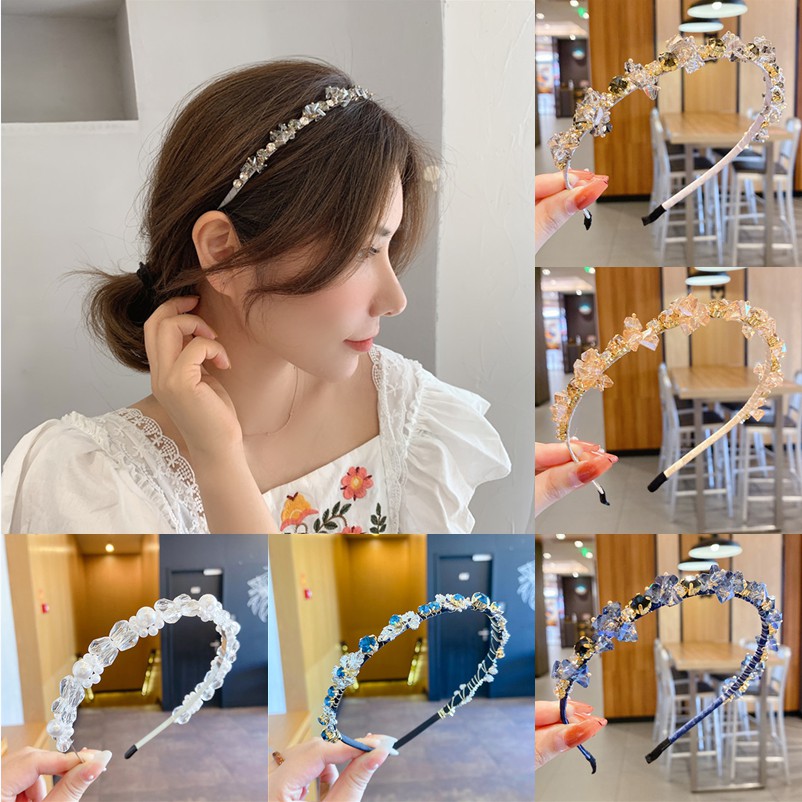  Cài Tóc Đính Đá Phong Cách Hàn Quốc Xinh Xắn Cho Nữ