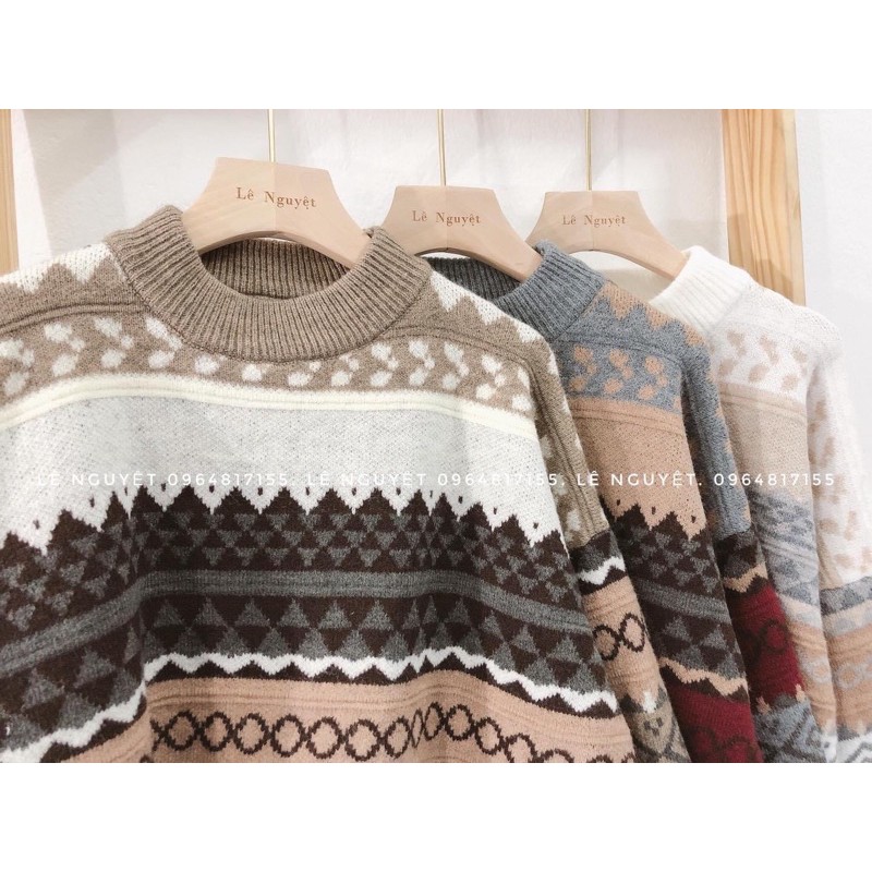 Áo len thổ cẩm