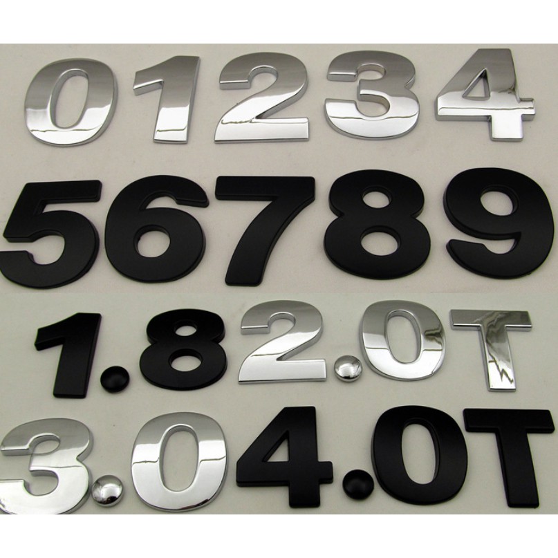 Chữ 3D Kim Loại Dán Trang Trí Xe Máy Xe Ô Tô. Chữ Dán Xe Theo Yêu Cầu. Chất Liệu Kim Loại Và Có Tặng Kèm Keo 3M để Dán | BigBuy360 - bigbuy360.vn