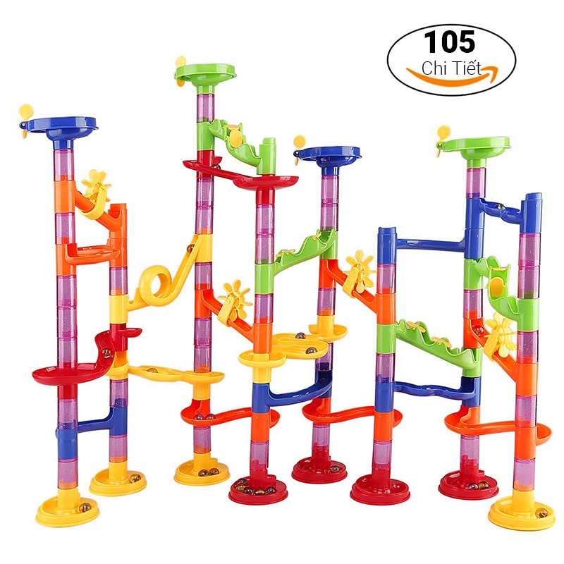 Bộ đồ chơi lắp ráp Marble Run cho bé - 105 chi tiết