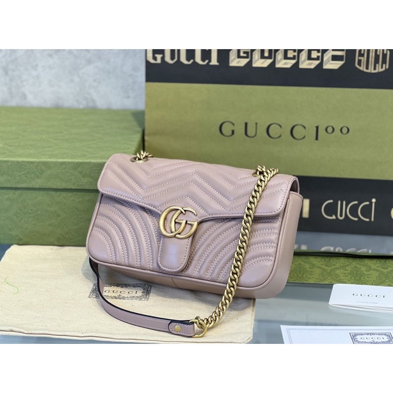 Túi GC mảmont size 26cm da bò da thật