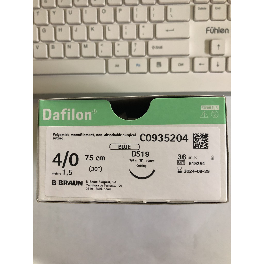 Chỉ Khâu Phẫu Thuật Dafilon Số 4/0