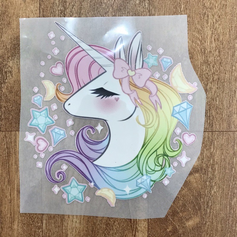 Hình dán nhiệt đủ size - ngựa pony, unicorn