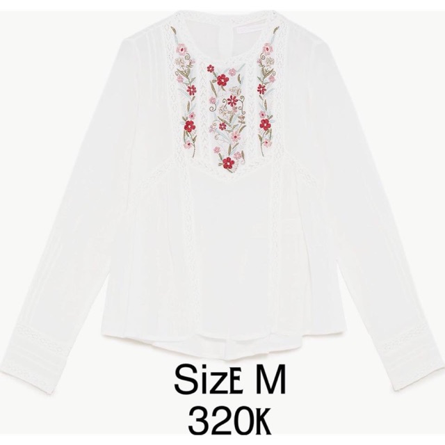 Áo trắng zaza M