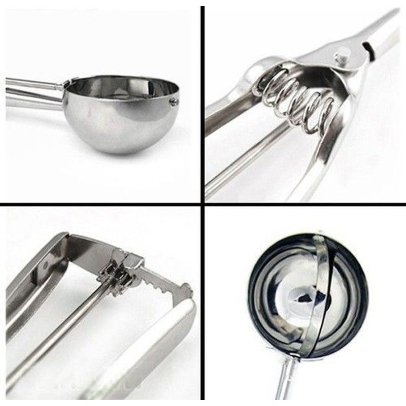 [Giá sỉ] Cây Muỗng dụng cụ múc xúc kem viên tròn bằng inox 304 | BigBuy360 - bigbuy360.vn