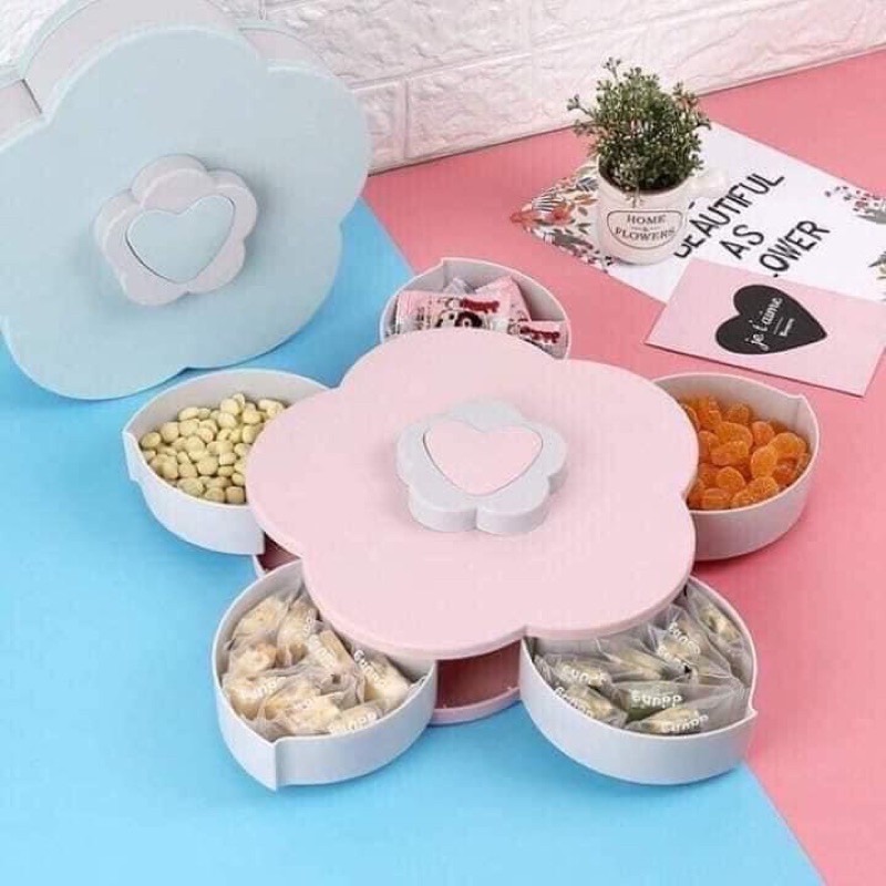 Khay mứt xoay 1 tầng 5 cánh