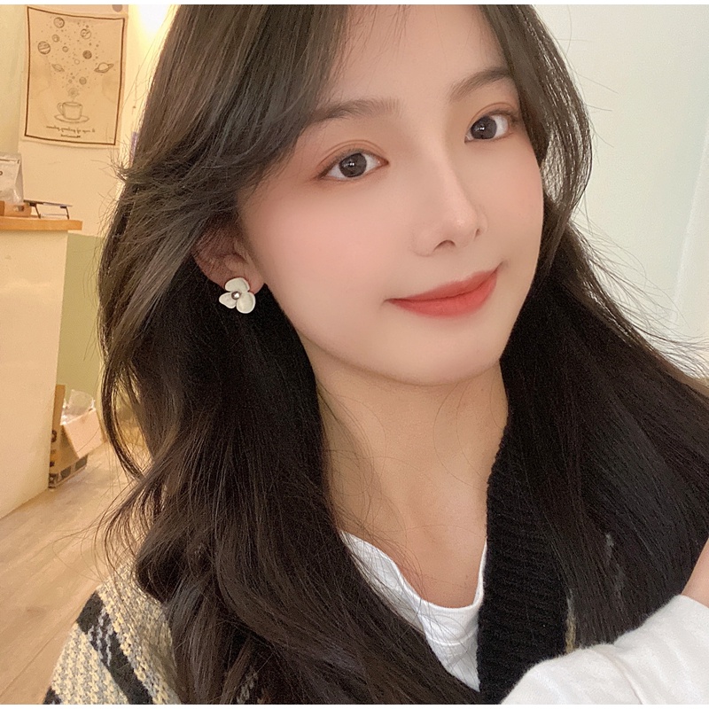 Khuyên Tai Hình Bông Hoa Phong Cách Hàn Quốc Thời Trang Dành Cho Nữ