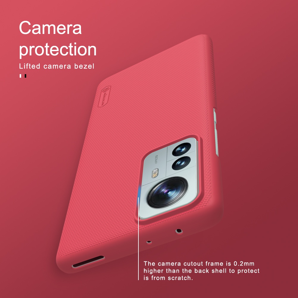 Ốp lưng Xiaomi Mi12 Pro Nillkin Frosted Shield PC Ốp lưng Cho SXiaoMi Mi 12 Pro 12X 5G