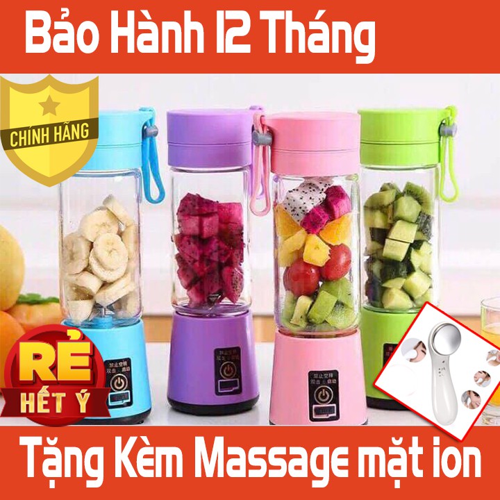 Máy Xay Sinh Tố Cầm Tay Mini Chính Hành BH 12 Tháng