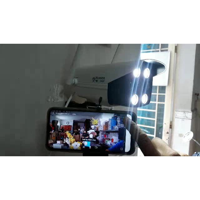 Camera yoosee ngoài trời 4 râu, 20 đèn,xoay 360°,đàm thoại 2 chiều - Camera yoosee 3.0 Mpx ban đêm có màu | BH 12 Tháng | BigBuy360 - bigbuy360.vn
