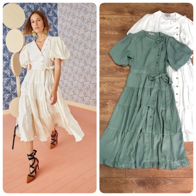 váy hobbs size s used 2 lần, hobbs của uk, form siêu đẹp lun, tay phồng, vải mịn mát, chất siêu đẹp,