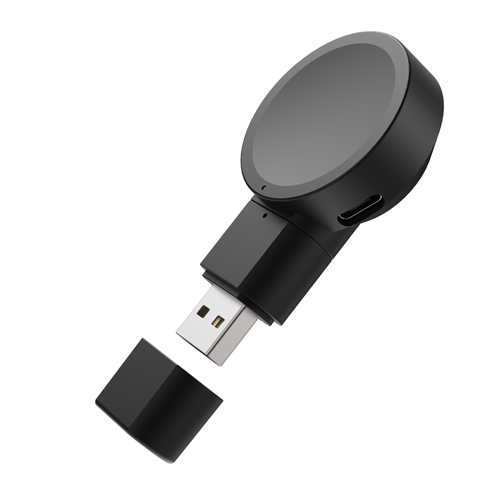 Đế Sạc Từ Tính Không Dây USB + Type C Cho Đồng Hồ Samsung Galaxy Watch 5 Pro / 4 / 4 Classic / Galaxy Watch 3 / Active 2